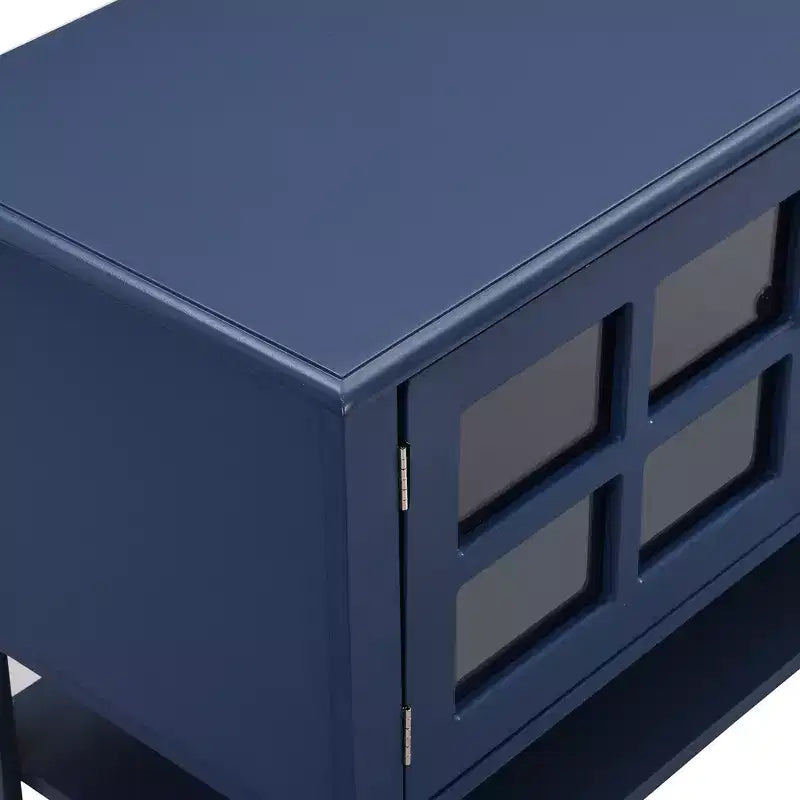 Mobile TV Moderno con Ante e Cassetti per TV da 60 pollici, Tavolo Porta TV in Legno con Ripiani per Soggiorno