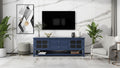 Modern TV Stand with Doors and Drawers for 60 inch TV, Wood Entertainment Center Table with Shelves for Living Room