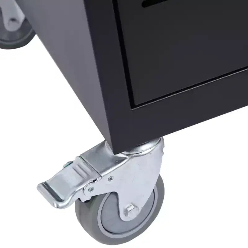 Carrello di ricarica mobile per 35 dispositivi con chiave di blocco, 2 rotelle bloccabili, struttura in acciaio, carrello per laptop e tablet