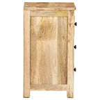 Comodino 17,7x13,8x23,6 Legno massello di mango