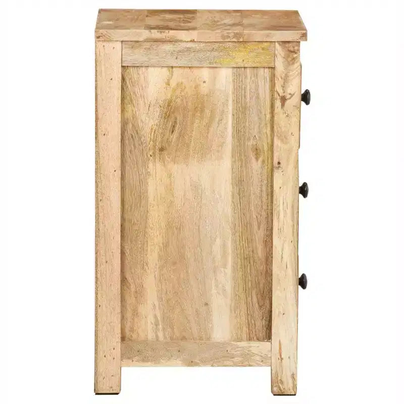 Comodino 17,7x13,8x23,6 Legno massello di mango