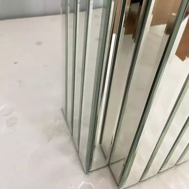 Consolle a specchio da 43 pollici, tavolo da ingresso e tavolo dietro il divano, tavolo da divano rettangolare moderno per soggiorno o corridoio