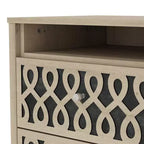 Comodini Moderni a 2 Cassetti con Vano a Giorno Set da 2 53.1 L 39.9 P 57.7 A