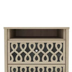 Comodini Moderni a 2 Cassetti con Vano a Giorno Set da 2 53.1 L 39.9 P 57.7 A
