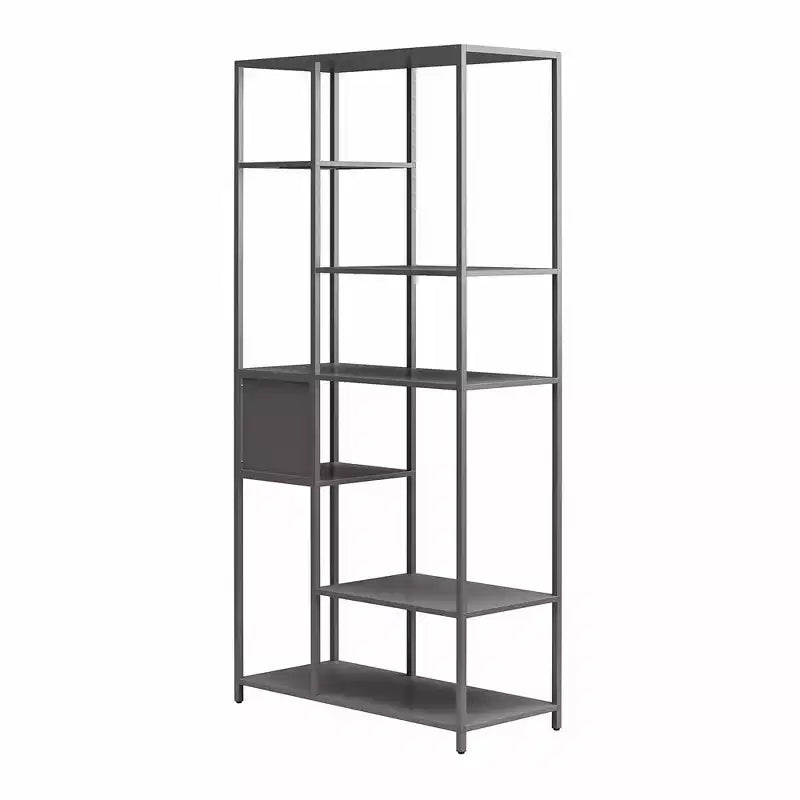 72.8 Divisorio per ambienti in metallo moderno con libreria
