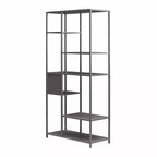 72.8 Divisorio per ambienti in metallo moderno con libreria