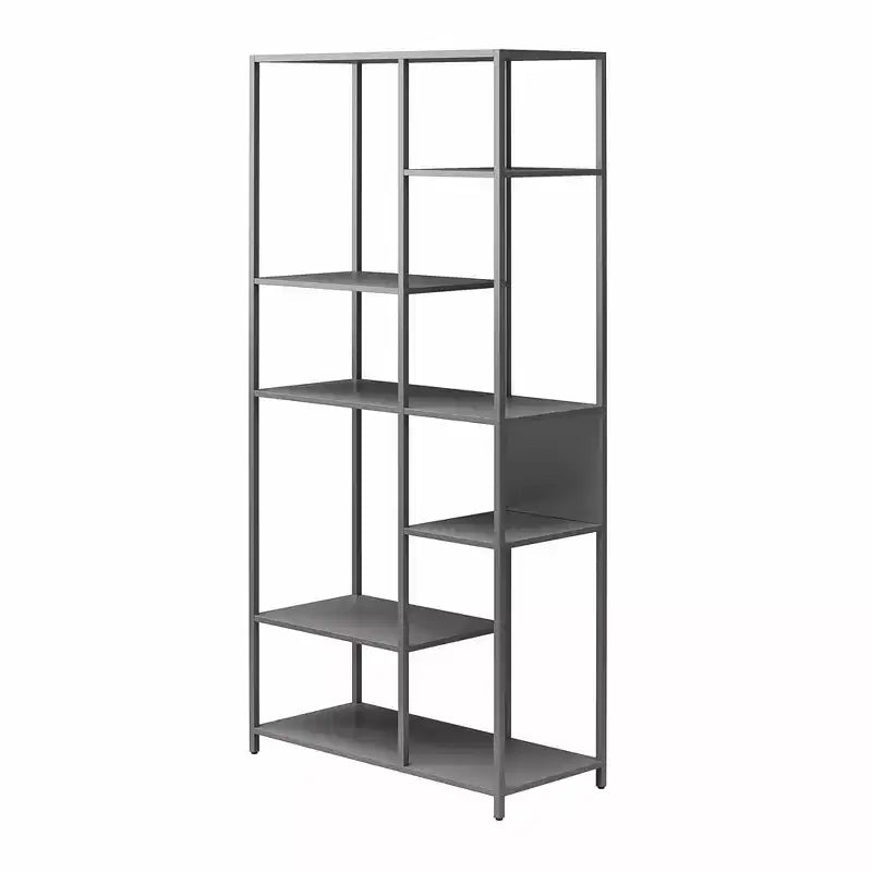 72.8 Divisorio per ambienti in metallo moderno con libreria