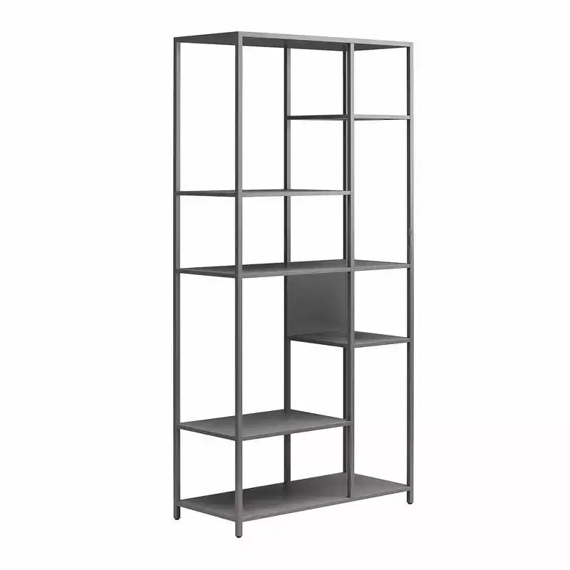 72.8 Divisorio per ambienti in metallo moderno con libreria
