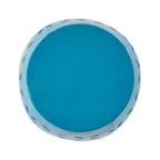 Tavolino d'appoggio cilindrico industriale accentato da 12 pollici con design a intaglio curvo per uso interno ed esterno