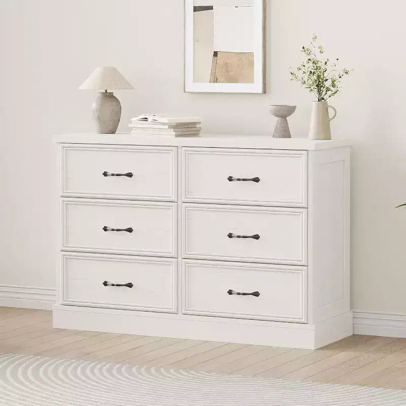 Comodino Moderno con Cassetti, Mobile Contenitore Ideale per l'Organizzazione della Camera da Letto, Mobile Salvaspazio, Struttura in Legno Durevole