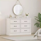 Comodino Moderno con Cassetti, Mobile Contenitore Ideale per l'Organizzazione della Camera da Letto, Mobile Salvaspazio, Struttura in Legno Durevole