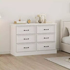 Comodino Moderno con Cassetti, Mobile Contenitore Ideale per l'Organizzazione della Camera da Letto, Mobile Salvaspazio, Struttura in Legno Durevole