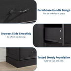Comodino Moderno con Cassetti, Mobile Contenitore Ideale per l'Organizzazione della Camera da Letto, Mobile Salvaspazio, Struttura in Legno Durevole