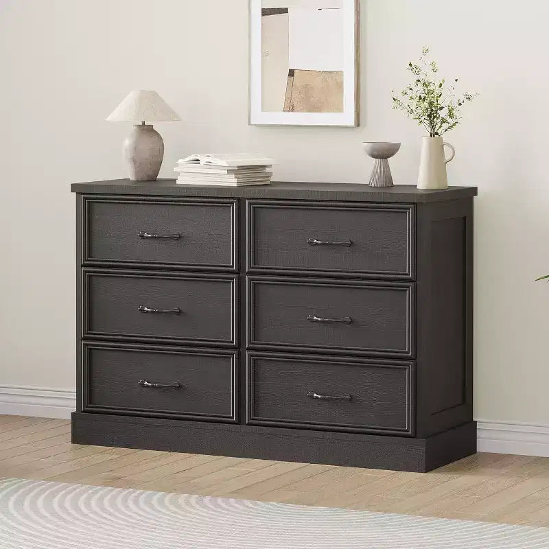 Comodino Moderno con Cassetti, Mobile Contenitore Ideale per l'Organizzazione della Camera da Letto, Mobile Salvaspazio, Struttura in Legno Durevole