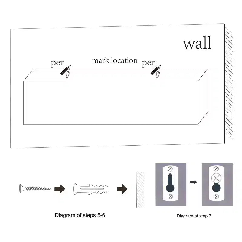 Mensola galleggiante a LED nera da 15,75 pollici con staffa invisibile per montaggio a parete in legno con LED integrato, perfetta per l'arredamento di bagno/camera da letto/cucina o come espositore per libri/piante