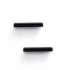 Mensola galleggiante a LED nera da 15,75 pollici con staffa invisibile per montaggio a parete in legno con LED integrato, perfetta per l'arredamento di bagno/camera da letto/cucina o come espositore per libri/piante