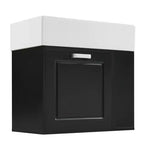 Mobiletto da bagno da parete 21.8 con lavabo, Mobiletto contenitore da bagno con cassetti, Mobile lavabo singolo con ripiano regolabile