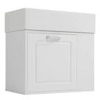 Mobiletto da bagno da parete 21.8 con lavabo, Mobiletto contenitore da bagno con cassetti, Mobile lavabo singolo con ripiano regolabile