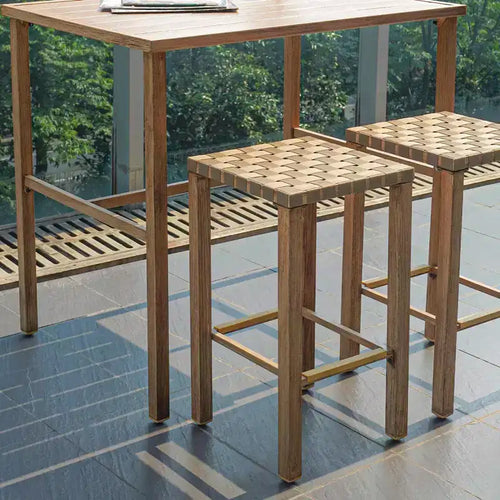 2-Pack 27.6 Metal Bar Stools  counter height, footrest, hand-made drawstring, kitchen/island/dining ready.
