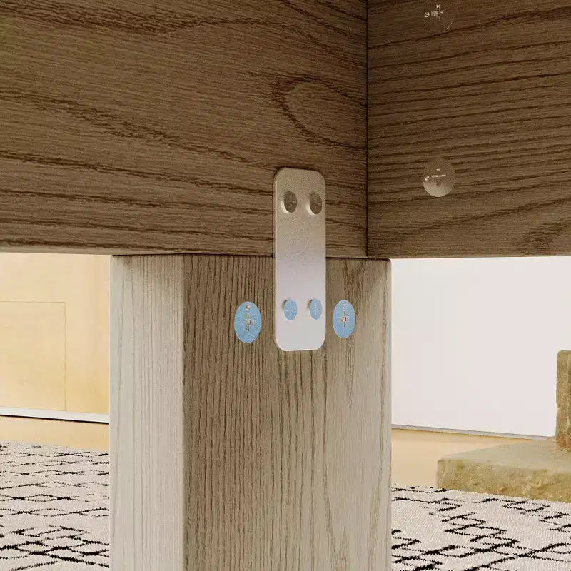 Tavolino da caffè caldo in venatura di legno bianco Tavolino da centro divano Tavolino laterale 176 libbre Capacità di carico Organizer con spazio integrato Tavolino da caffè rettangolare/quadrato