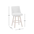 Set da pranzo 3 pezzi altezza bancone noce/grigio: legno di gomma, sgabelli imbottiti, imbottitura in schiuma