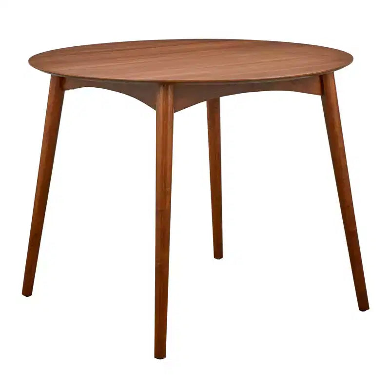 Set da pranzo 3 pezzi altezza bancone noce/grigio: legno di gomma, sgabelli imbottiti, imbottitura in schiuma