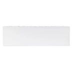 Consolle Geo Glam 55.5" a 2 cassetti con pomelli dorati bianco brillante - Contenitore stretto per ingresso, design moderno
