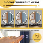 Set toeletta con luce dimmerabile a 3 colori a induzione del corpo umano e stazione di ricarica
