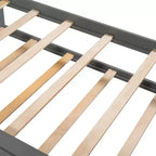Letto a castello in legno Twin Over Twin con 4 cassetti, letto estraibile e scaletta