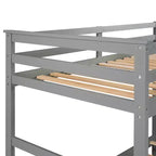 Letto a castello in legno Twin Over Twin con 4 cassetti, letto estraibile e scaletta
