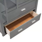 Letto a castello in legno Twin Over Twin con 4 cassetti, letto estraibile e scaletta