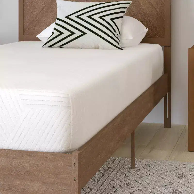 Materasso in memory foam certificato CertiPUR-US, infuso con carbone e gel rinfrescante al tè verde
