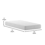 Materasso in memory foam certificato CertiPUR-US, infuso con carbone e gel rinfrescante al tè verde
